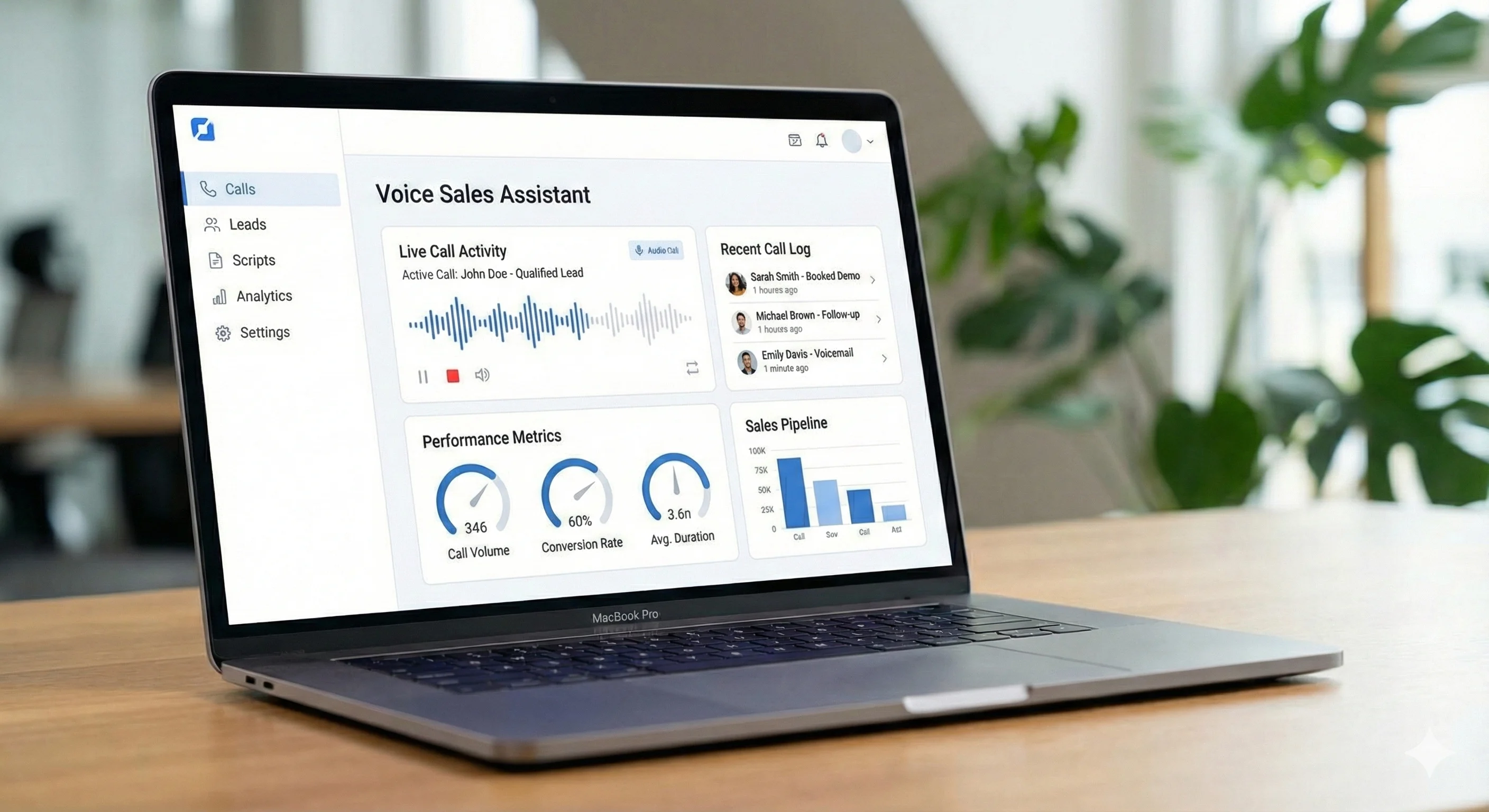 AI Voice Sales Assistant Software